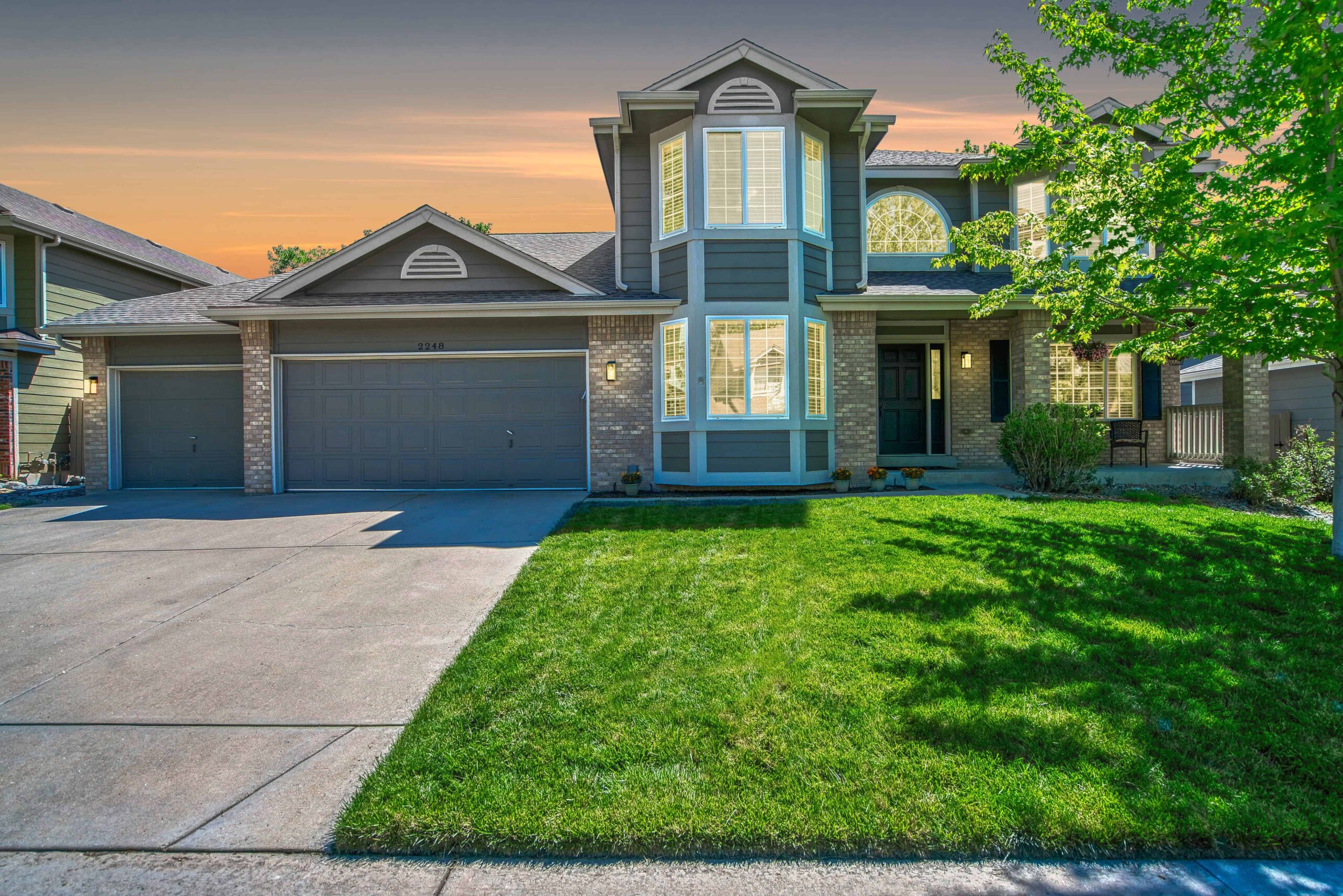 A view from the street of the home at 2248 Imperial Ln, Superior, CO.