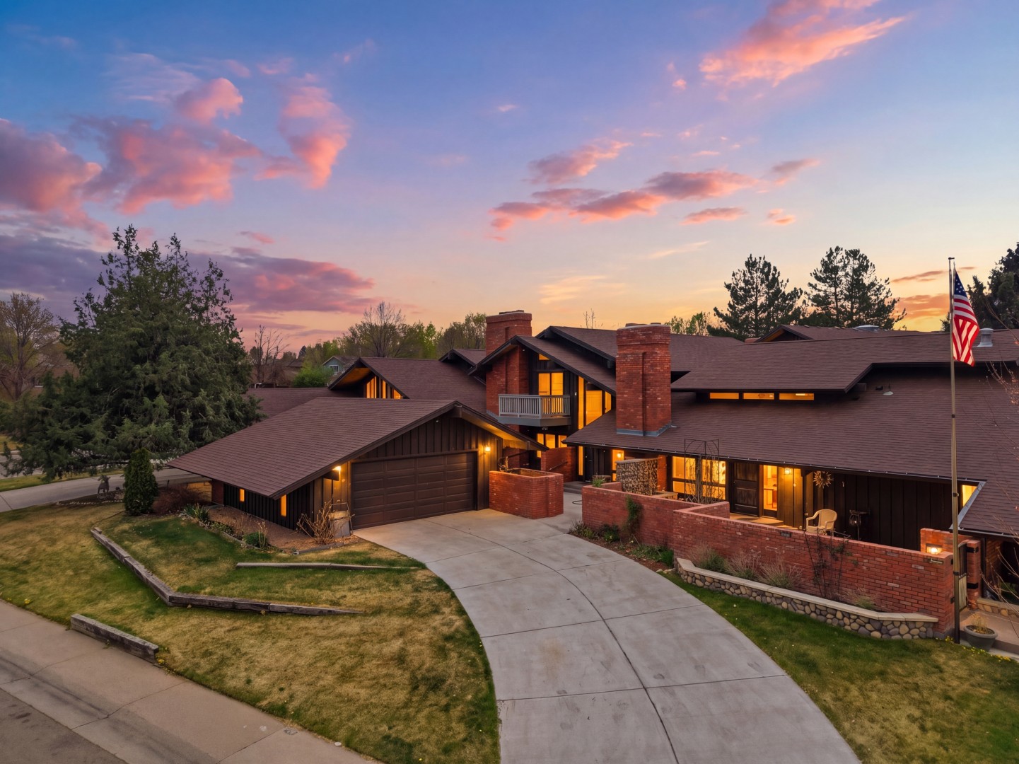 Elevated exterior photo of the home for sale at 2104 28th Ave Ct Greeley CO - listed by Libby Earthman - Realtor - LoKation Real Estate
